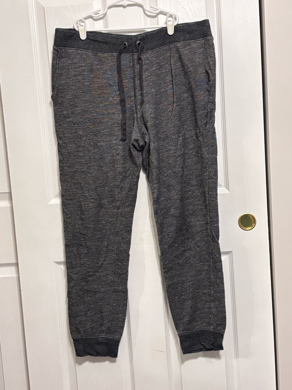 Urban Pipeline Men's Dark Charcoal Heather Jogger Pants Drawstring Size Large